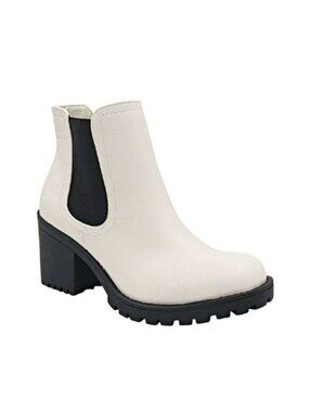 Sun+Stone Women's Morghan Block Heel Chelsea Booties Size 8.5 (MSRP $90)